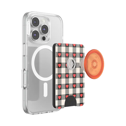 Licorice Dot — MagSafe PopWallet+