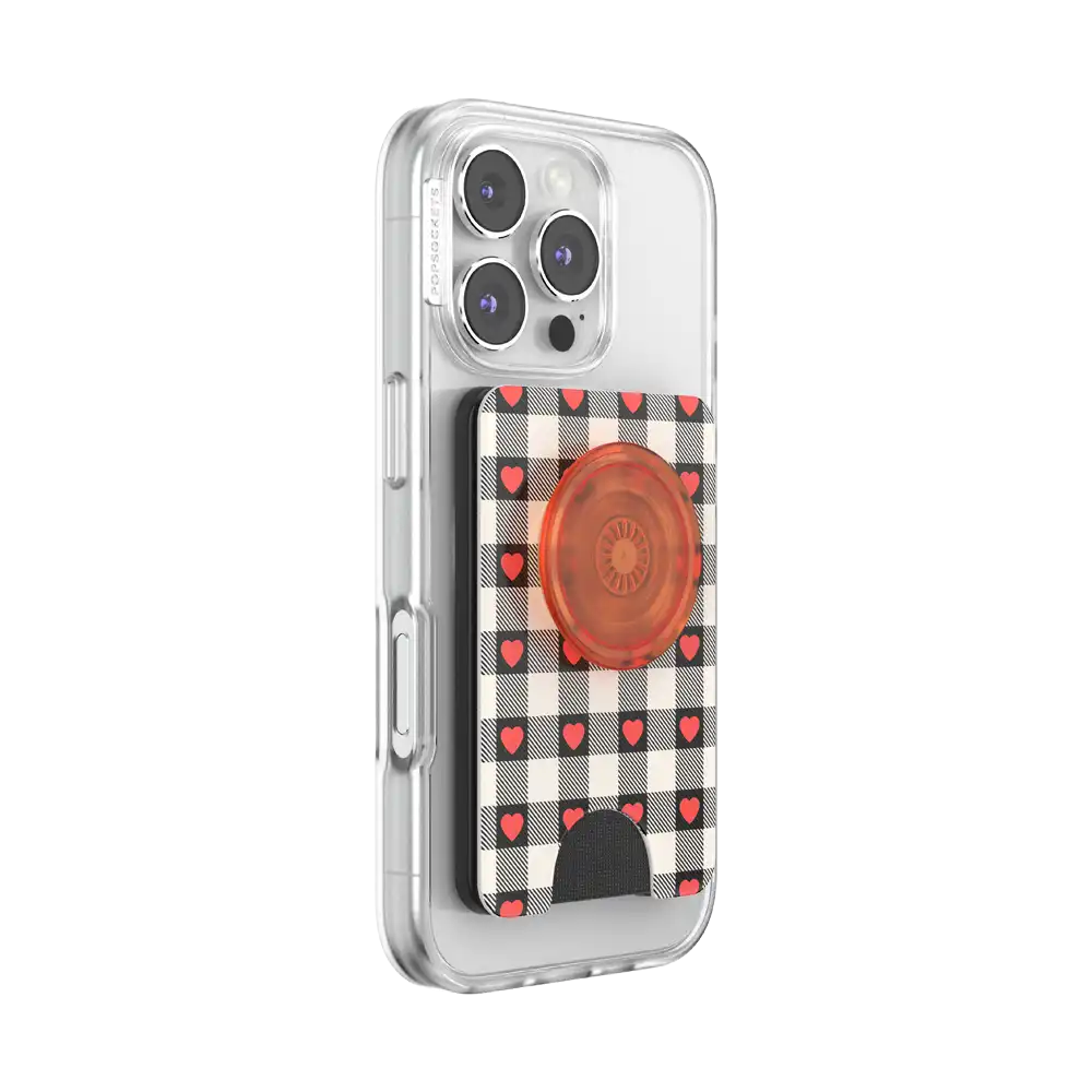 Licorice Dot — MagSafe PopWallet+