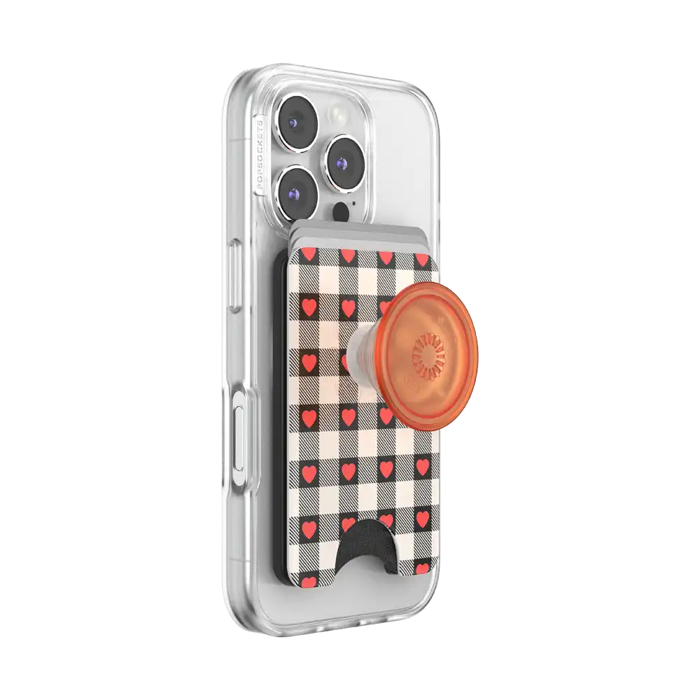 Licorice Dot — MagSafe PopWallet+