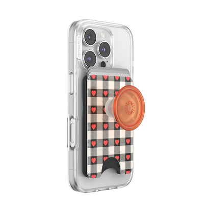Licorice Dot — MagSafe PopWallet+
