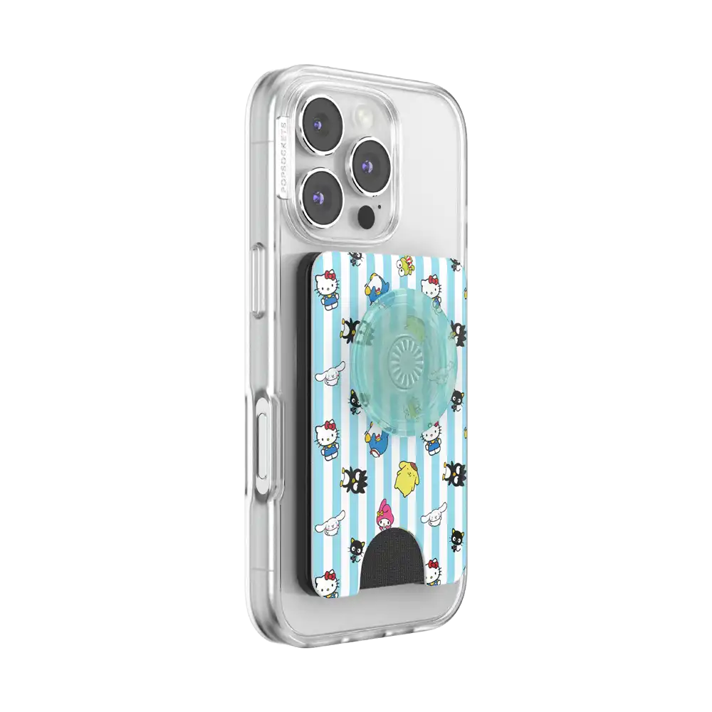 Hello Kitty and Friends Stripe — MagSafe PopWallet+