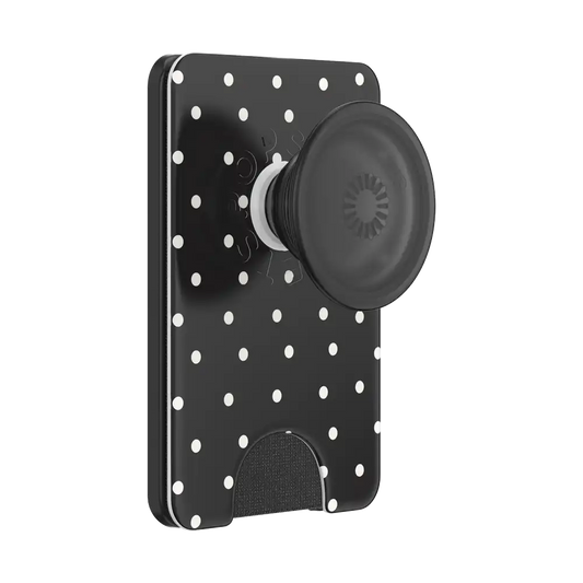 Licorice Dot — MagSafe PopWallet+