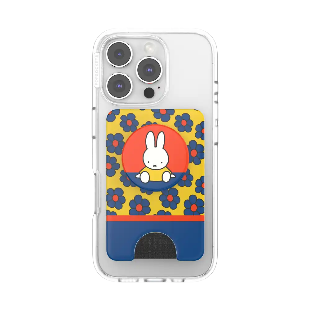 Miffy's Flower Power — MagSafe PopWallet+