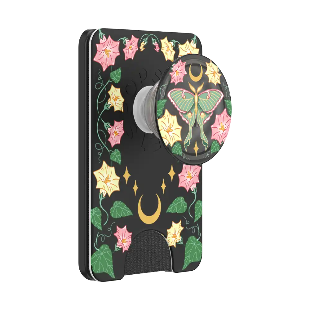 Moon Flower — MagSafe PopWallet+