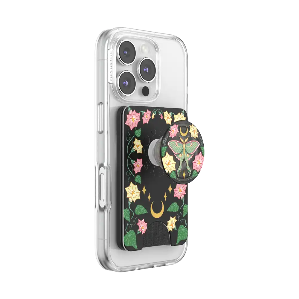 Moon Flower — MagSafe PopWallet+