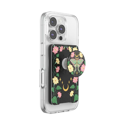 Moon Flower — MagSafe PopWallet+