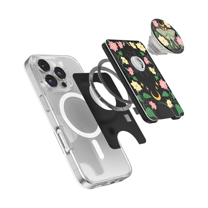 Moon Flower — MagSafe PopWallet+