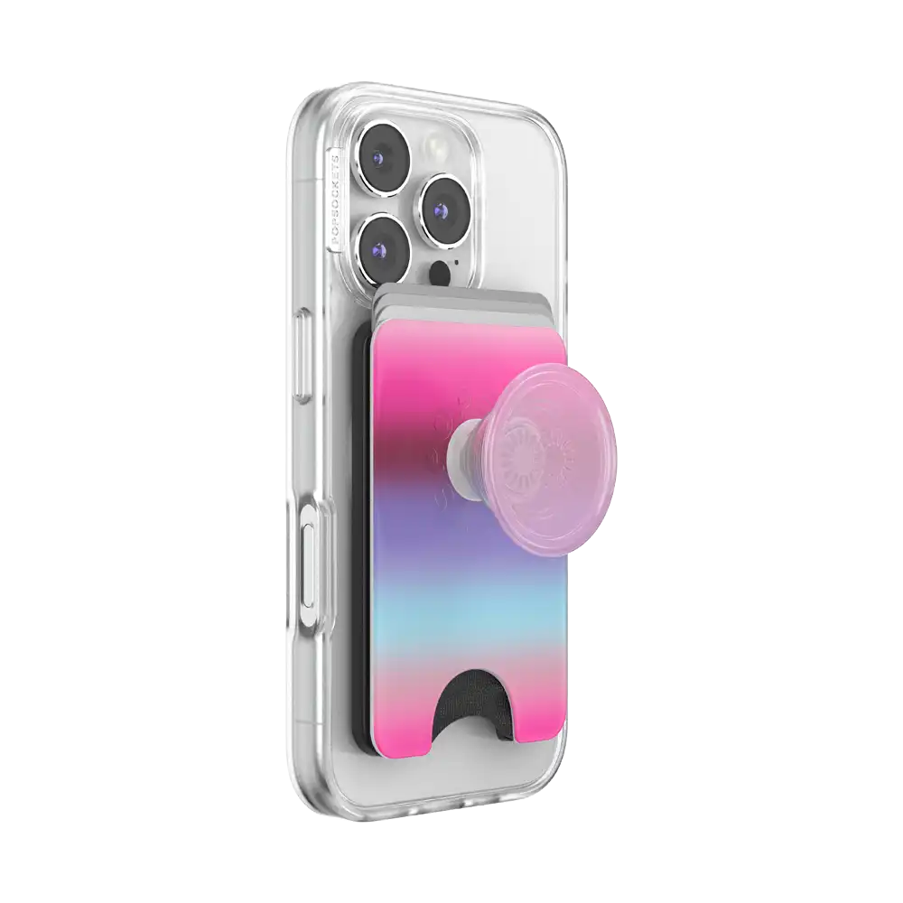 Pink Ombre Tide — MagSafe PopWallet+