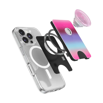 Pink Ombre Tide — MagSafe PopWallet+