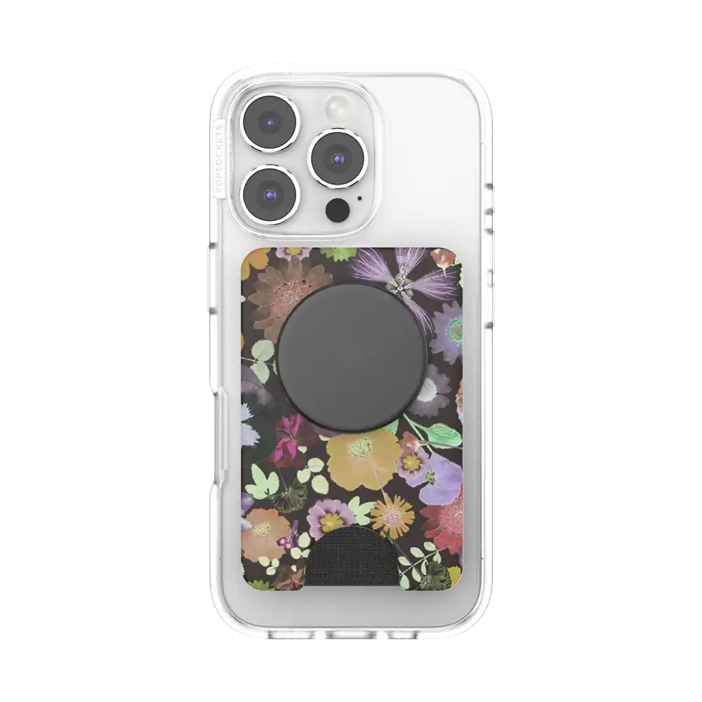 Pressed Flower After Dark — MagSafe PopWallet+
