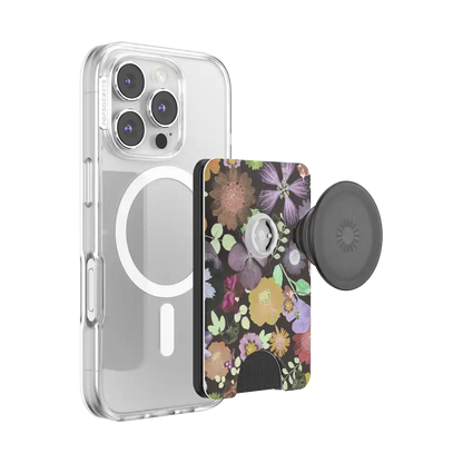 Pressed Flower After Dark — MagSafe PopWallet+