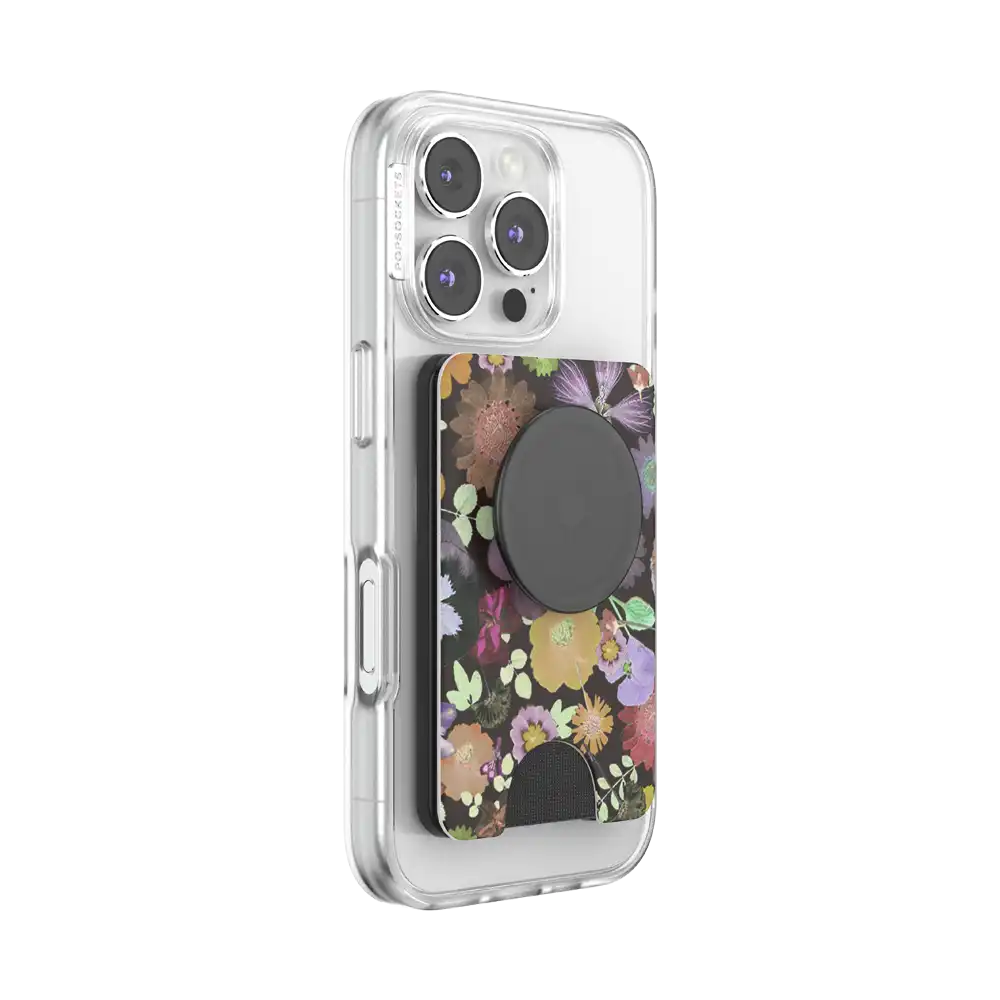 Pressed Flower After Dark — MagSafe PopWallet+
