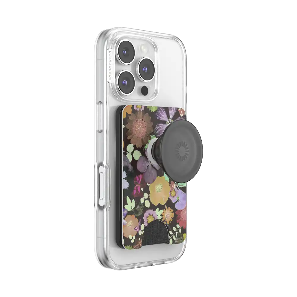 Pressed Flower After Dark — MagSafe PopWallet+