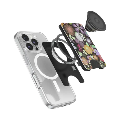 Pressed Flower After Dark — MagSafe PopWallet+