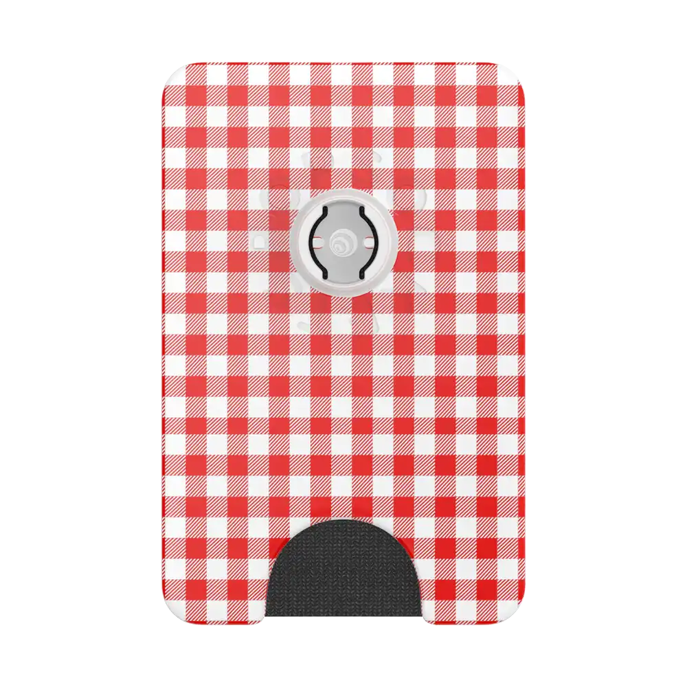 Red Gingham — MagSafe PopWallet+