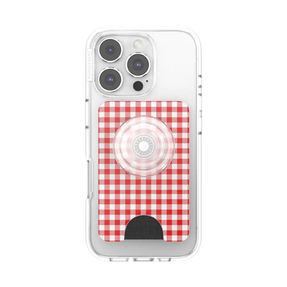 Red Gingham — MagSafe PopWallet+