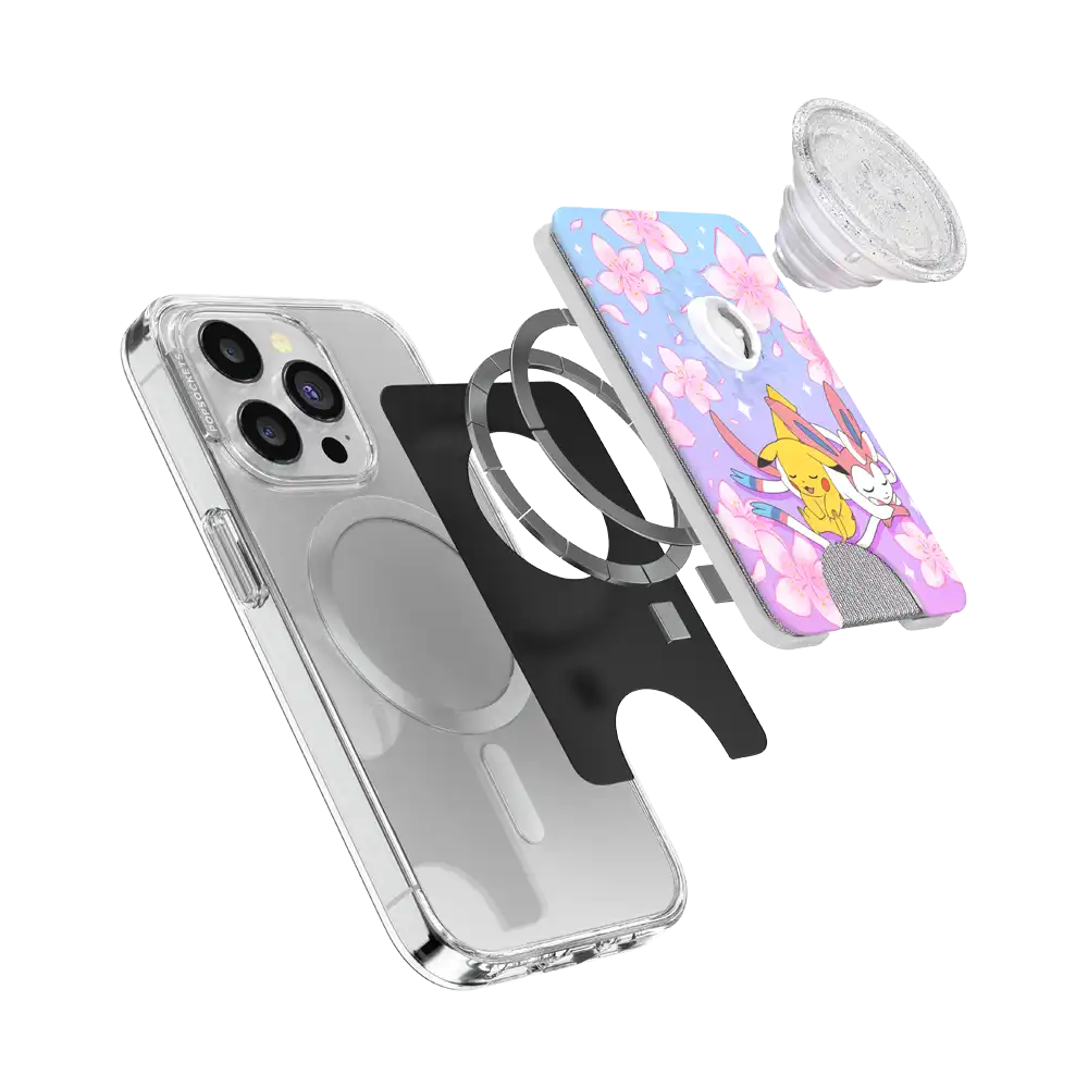 Translucent Sakura Dreams — MagSafe PopWallet+