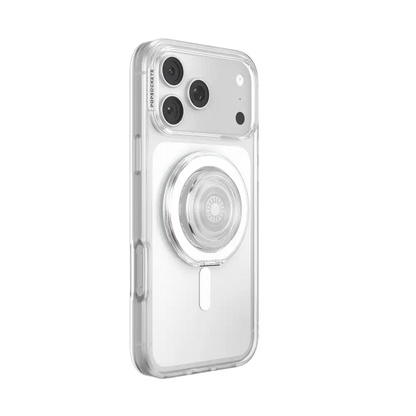Clear — MagSafe Kick-Out Grip & Stand