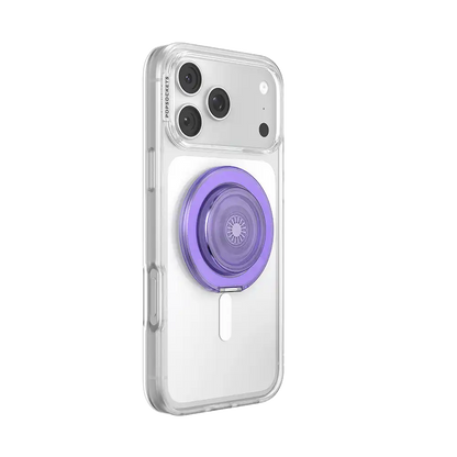 Translucent Dusty Purple — MagSafe Kick-Out Grip & Stand