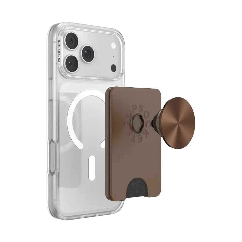 Cocoa Radial — MagSafe Kick-Out PopWallet+ & Stand