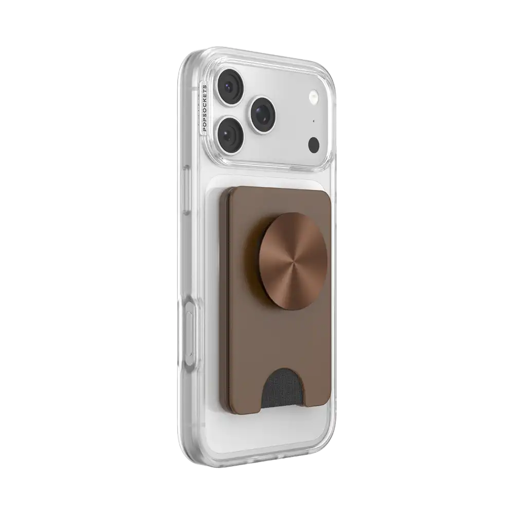 Cocoa Radial — MagSafe Kick-Out PopWallet+ & Stand