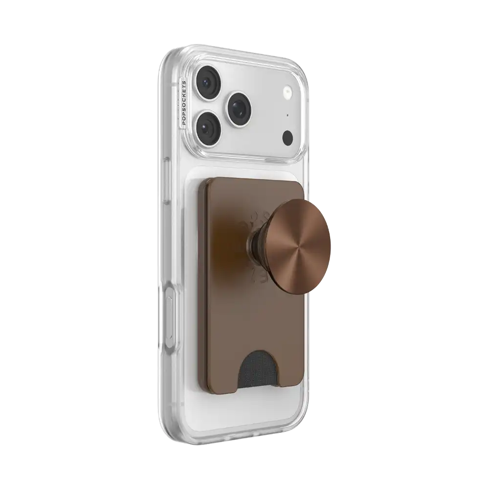 Cocoa Radial — MagSafe Kick-Out PopWallet+ & Stand