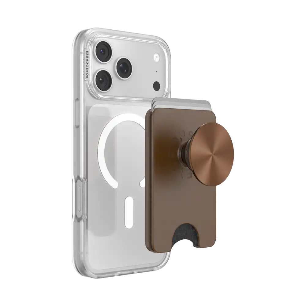 Cocoa Radial — MagSafe Kick-Out PopWallet+ & Stand