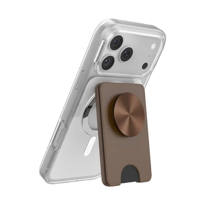 Knurl Black — MagSafe Kick-Out PopWallet+ & Stand