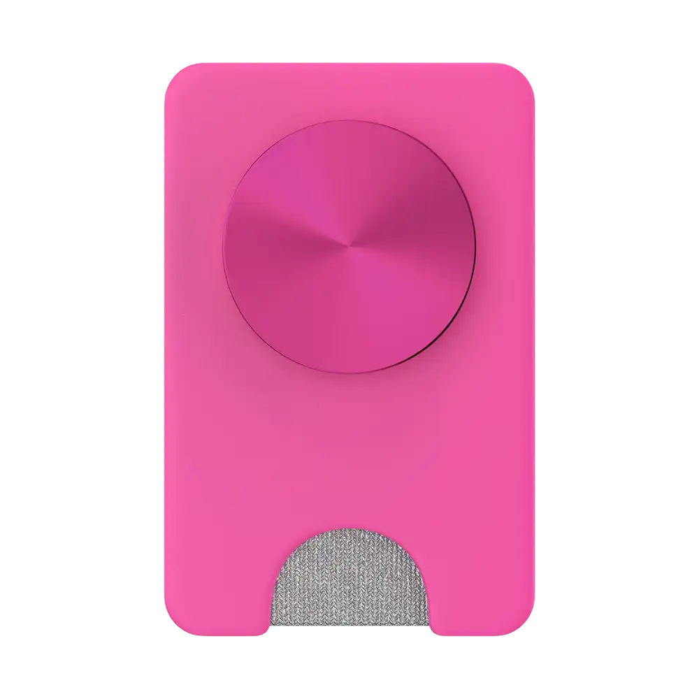 Fuchsia Radial — MagSafe Kick-Out PopWallet+ & Stand