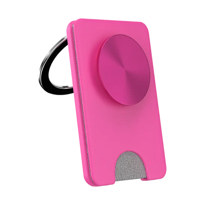 Fuchsia Radial — MagSafe Kick-Out PopWallet+ & Stand