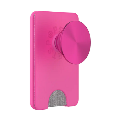 Fuchsia Radial — MagSafe Kick-Out PopWallet+ & Stand