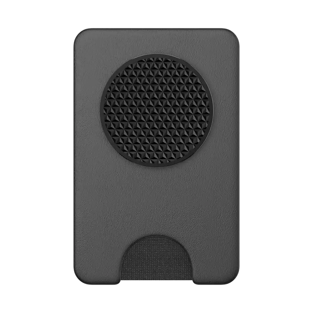 Knurl Black — MagSafe Kick-Out PopWallet+ & Stand