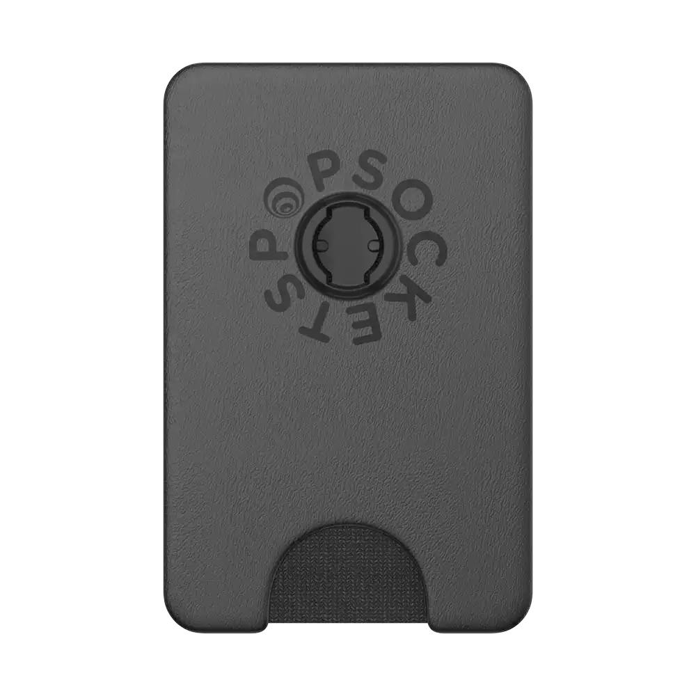 Knurl Black — MagSafe Kick-Out PopWallet+ & Stand