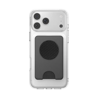 Knurl Black — MagSafe Kick-Out PopWallet+ & Stand