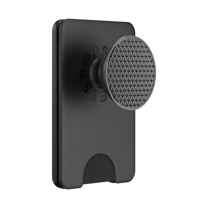 Knurl Black — MagSafe Kick-Out PopWallet+ & Stand