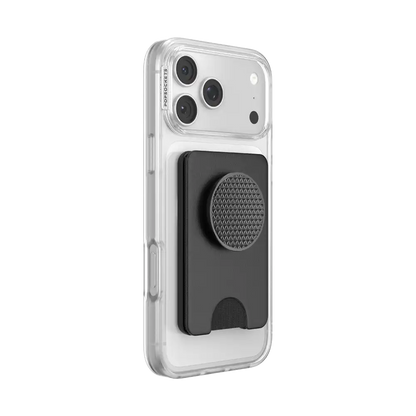 Knurl Black — MagSafe Kick-Out PopWallet+ & Stand
