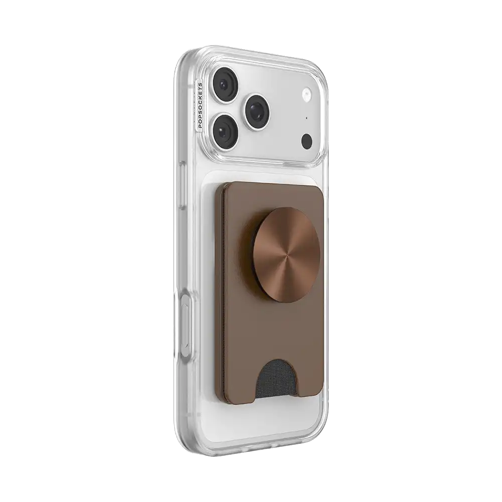 Cocoa Radial — MagSafe Kick-Out PopWallet+ & Stand