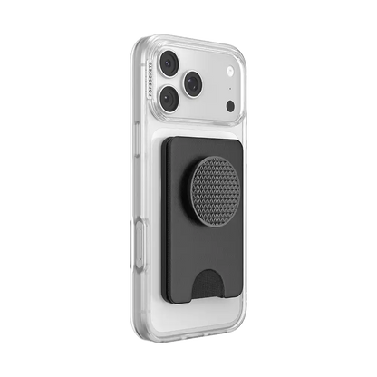Knurl Black — MagSafe Kick-Out PopWallet+ & Stand