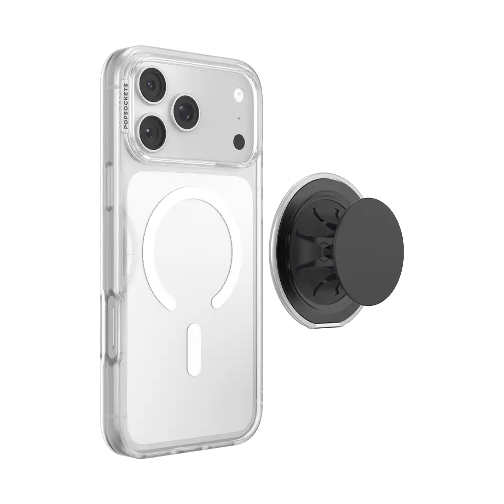 Black — MagSafe Low-Pro Grip & Stand
