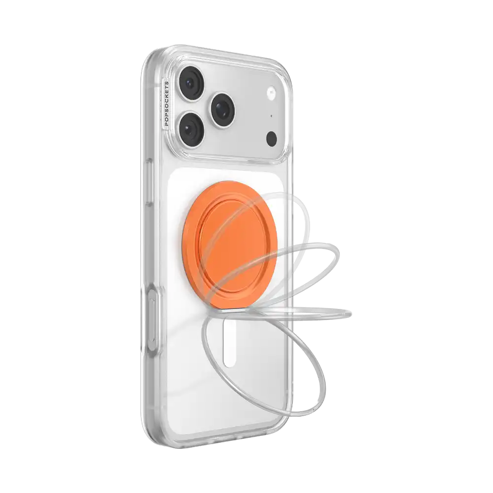 Orange — MagSafe Low-Pro Grip & Stand