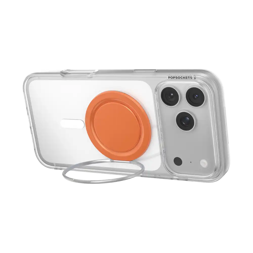 Orange — MagSafe Low-Pro Grip & Stand