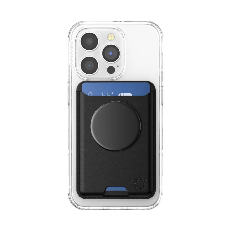 Black — Softgoods MagSafe PopWallet+