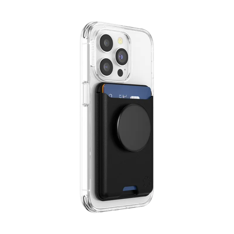 Black — Softgoods MagSafe PopWallet+