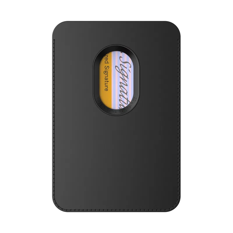 Black — Softgoods MagSafe PopWallet+
