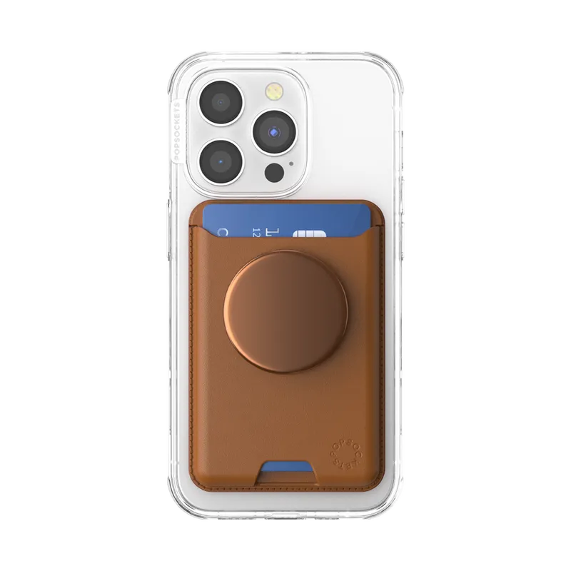 Cognac — Softgoods MagSafe PopWallet+