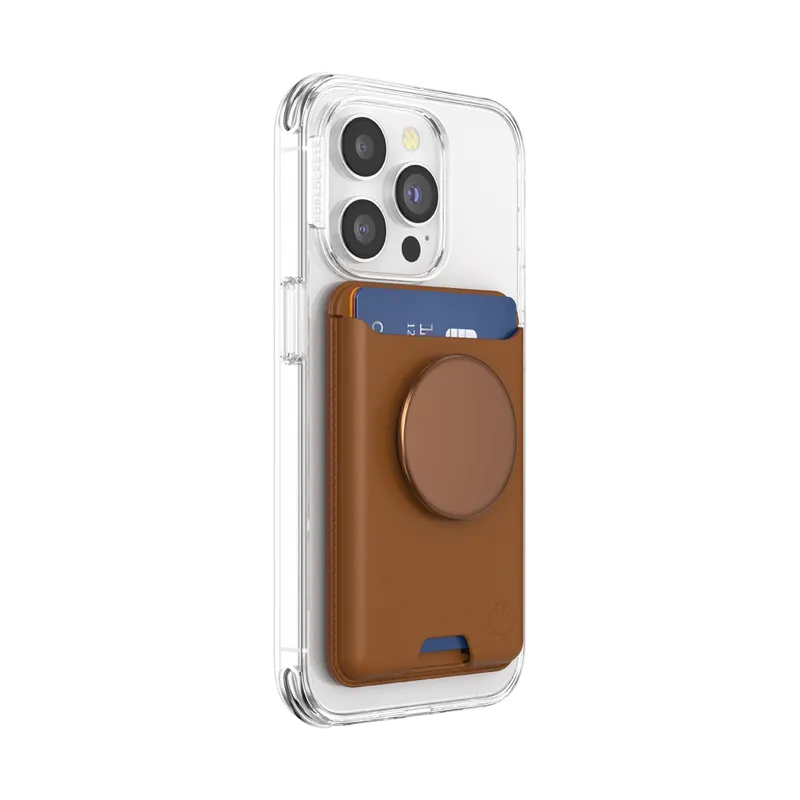 Cognac — Softgoods MagSafe PopWallet+