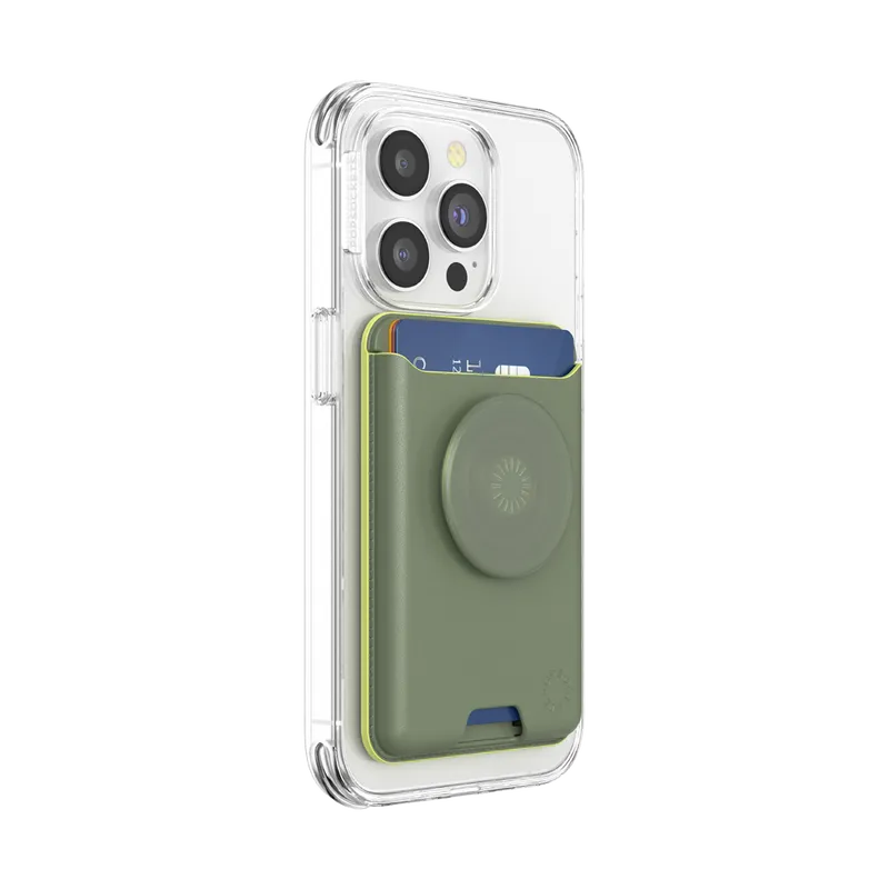 Silver — Softgoods MagSafe PopWallet+
