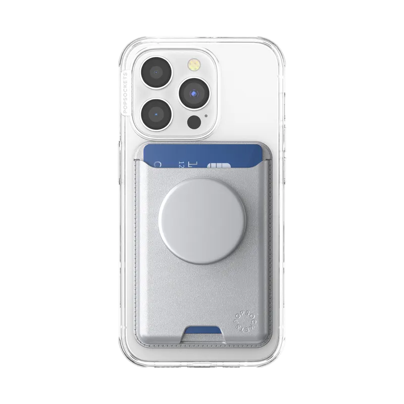 Silver — Softgoods MagSafe PopWallet+