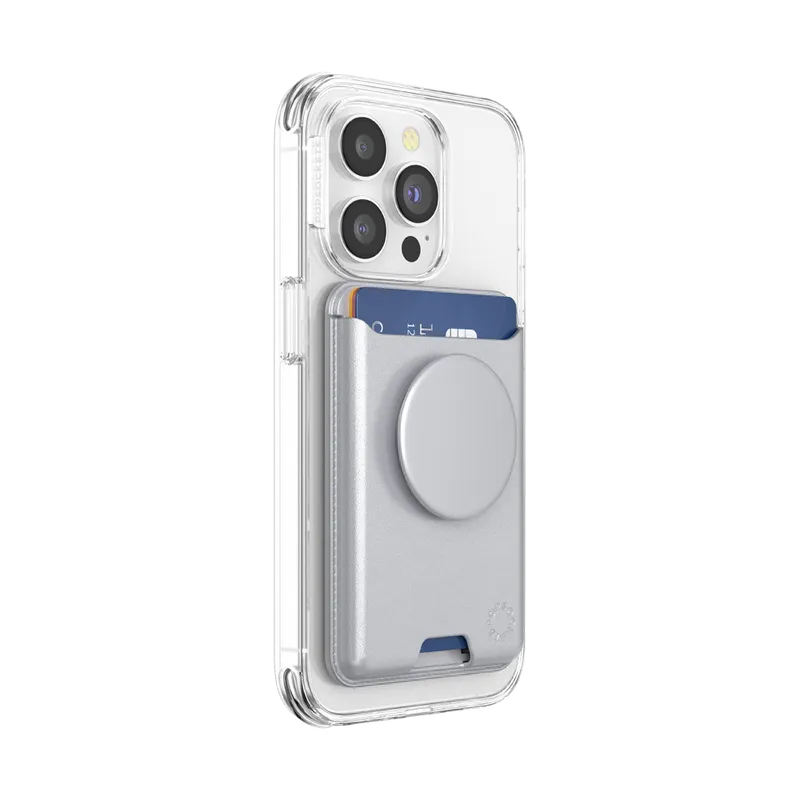 Silver — Softgoods MagSafe PopWallet+
