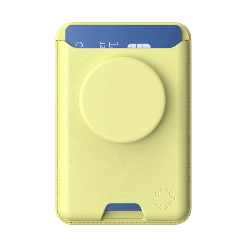 Butter Yellow — Softgoods MagSafe PopWallet+